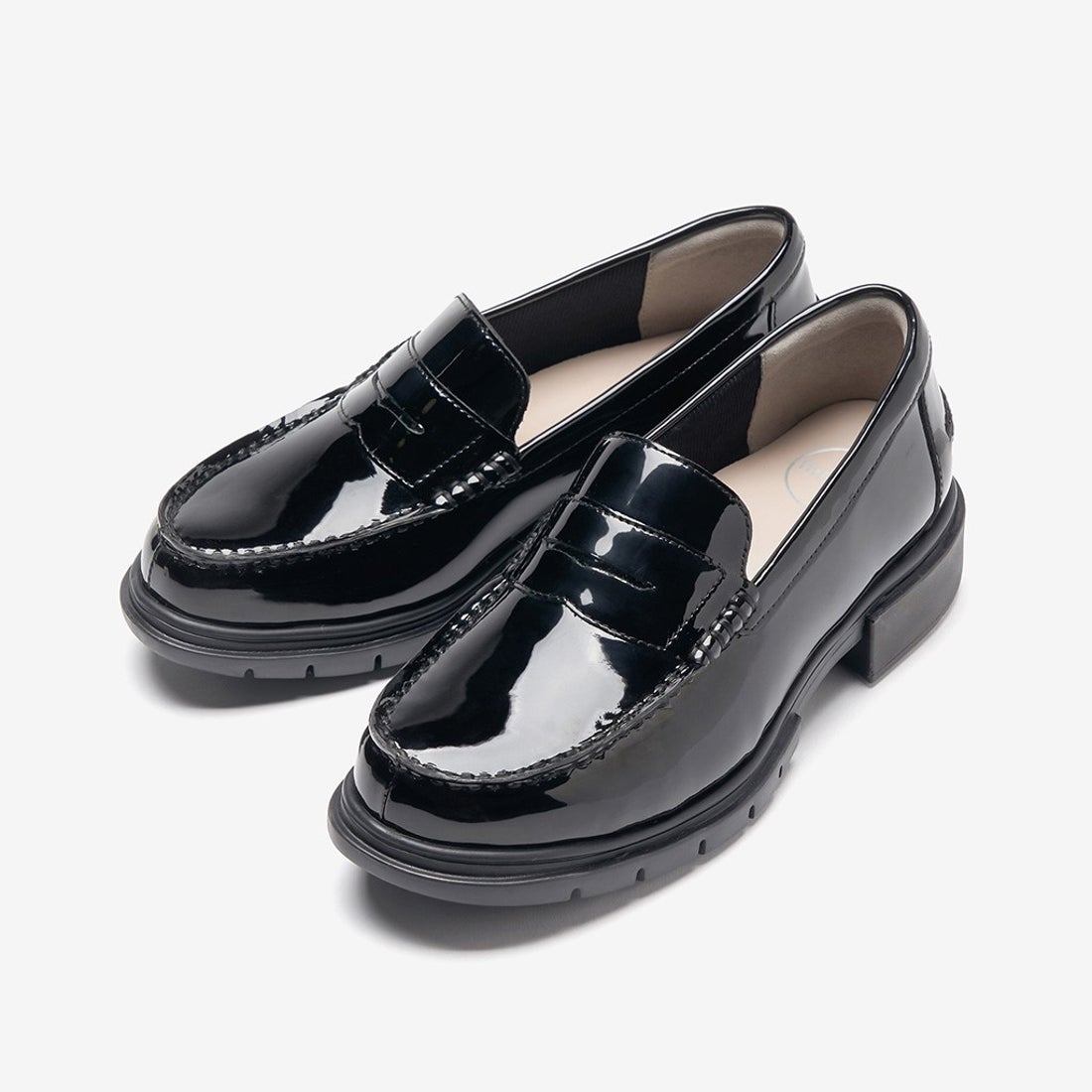 フレックスローファー （エナメルブラック） -fitfit(フィットフィット