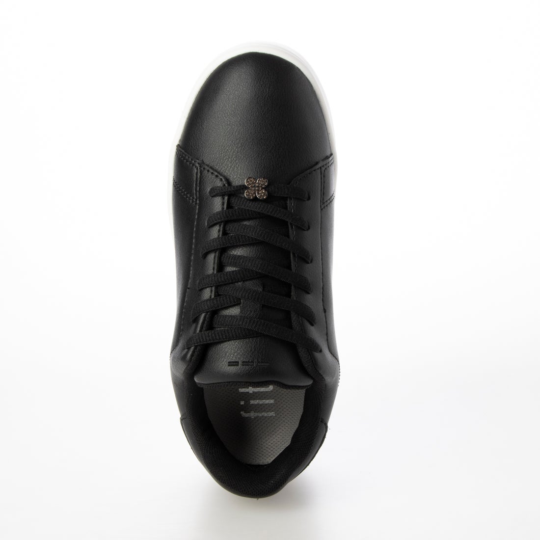 快適クッションビジュースニーカー（ブラック） -fitfit(フィット