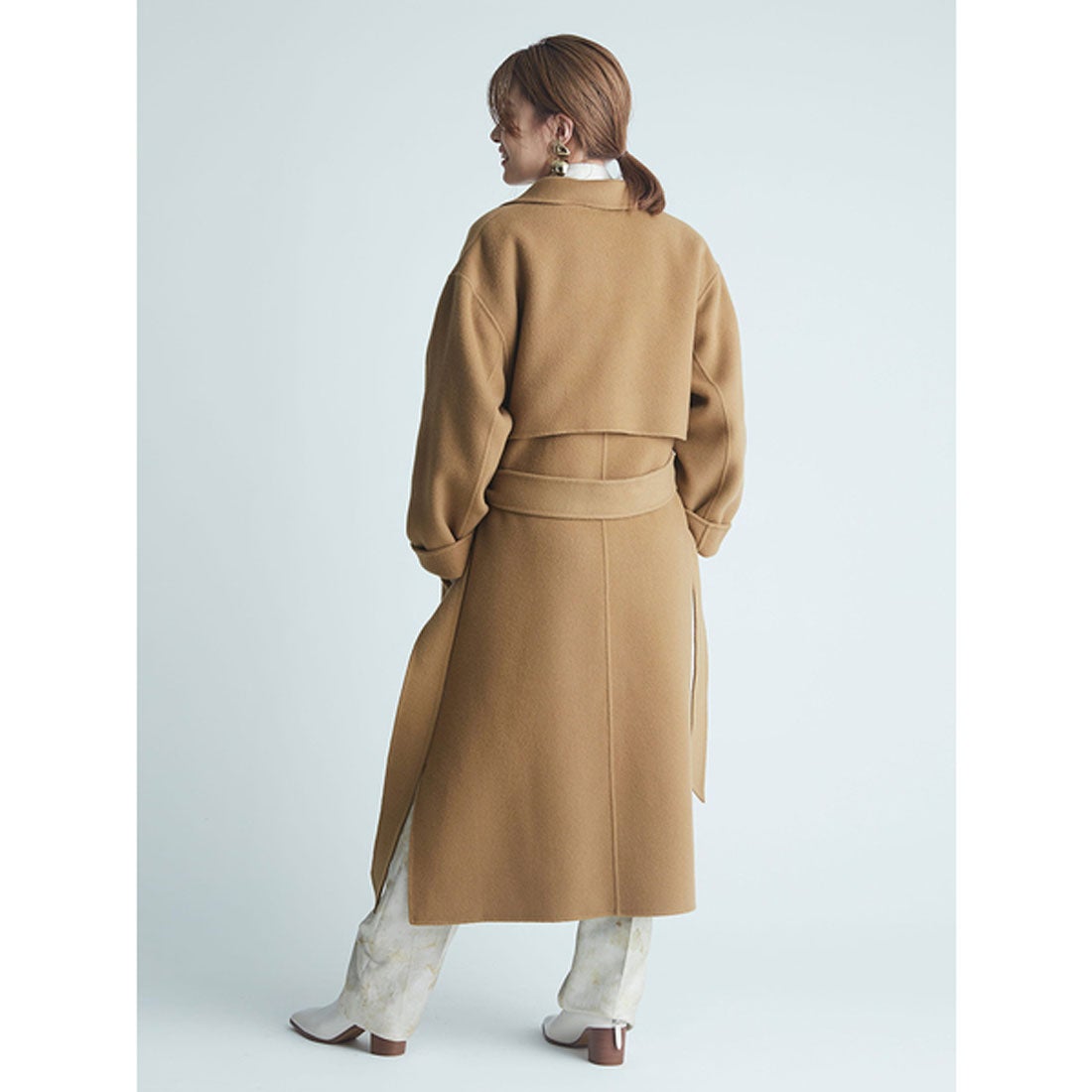 フレイ アイディー FRAY I.D MANTECOリバーコート （キャメル） -靴