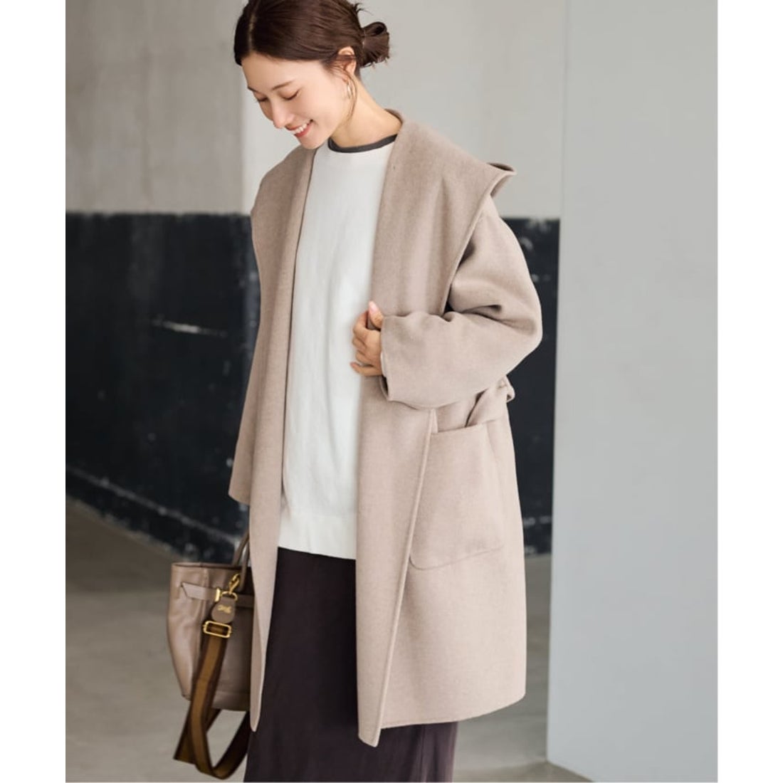 フレームワーク FRAMeWORK ≪≫SUPER160'sフーディショートコート