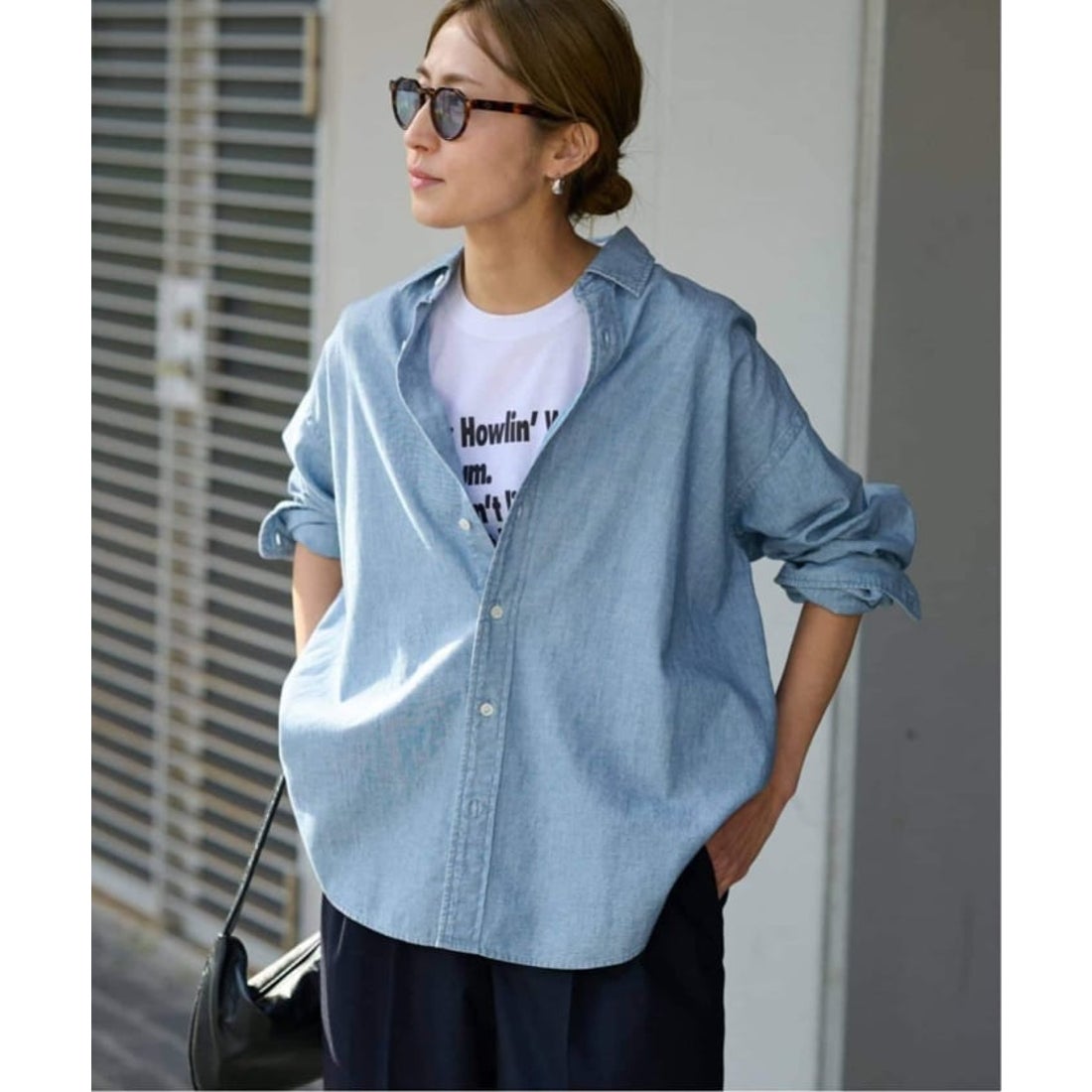 フレームワーク FRAMeWORK ≪追加≫ダンガリーシャツ3 （サックス