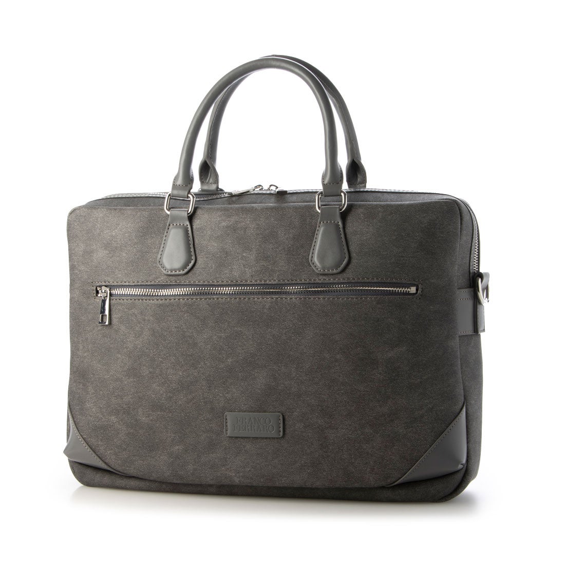 フランコフェラーロ FRANCO FERRARO ビジネスバッグ （グレー） -靴