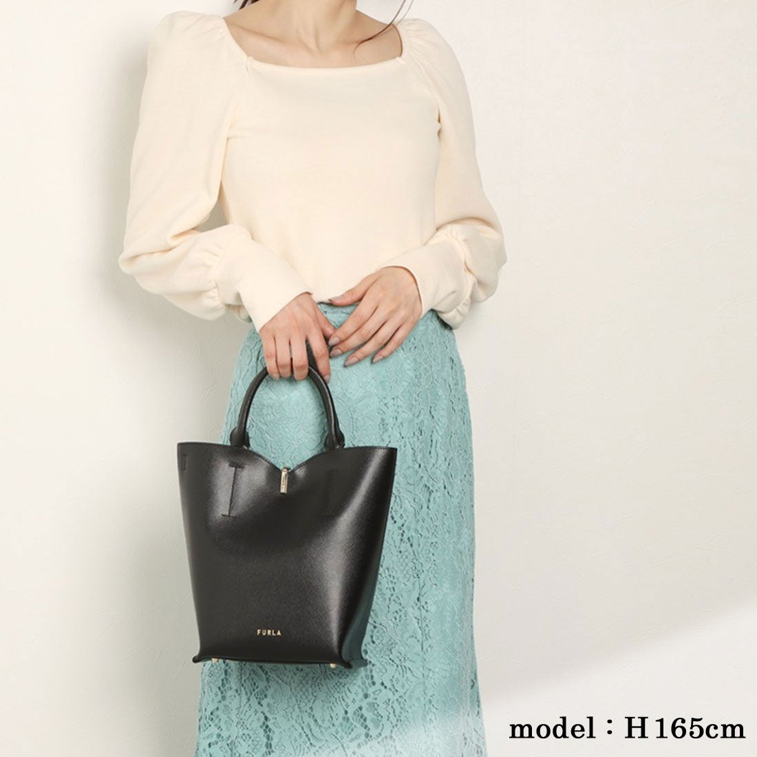 フルラ FURLA RIBBON S BUCKET BAG （NERO） -waja bazar - 海外