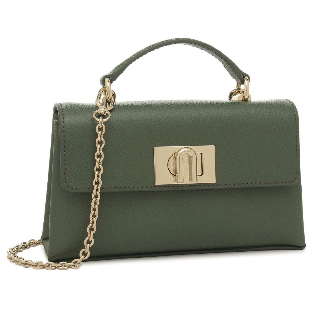 フルラ FURLA ショルダーバッグ ハンドバッグ カーキグリーン
