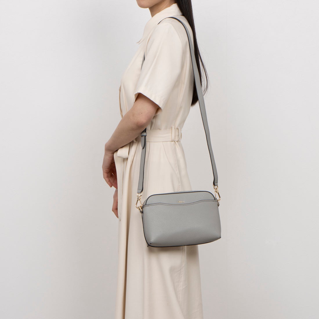 フルラ FURLA GEA CROSSBODY XL POUCH ショルダー バッグ （グレー