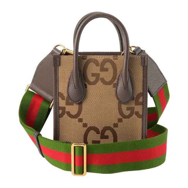 グッチ GUCCI ショルダーバッグ ジャンボ GG キャンバス ミニトート