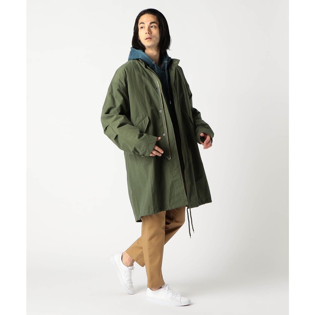 green 現HYKE モッズコート