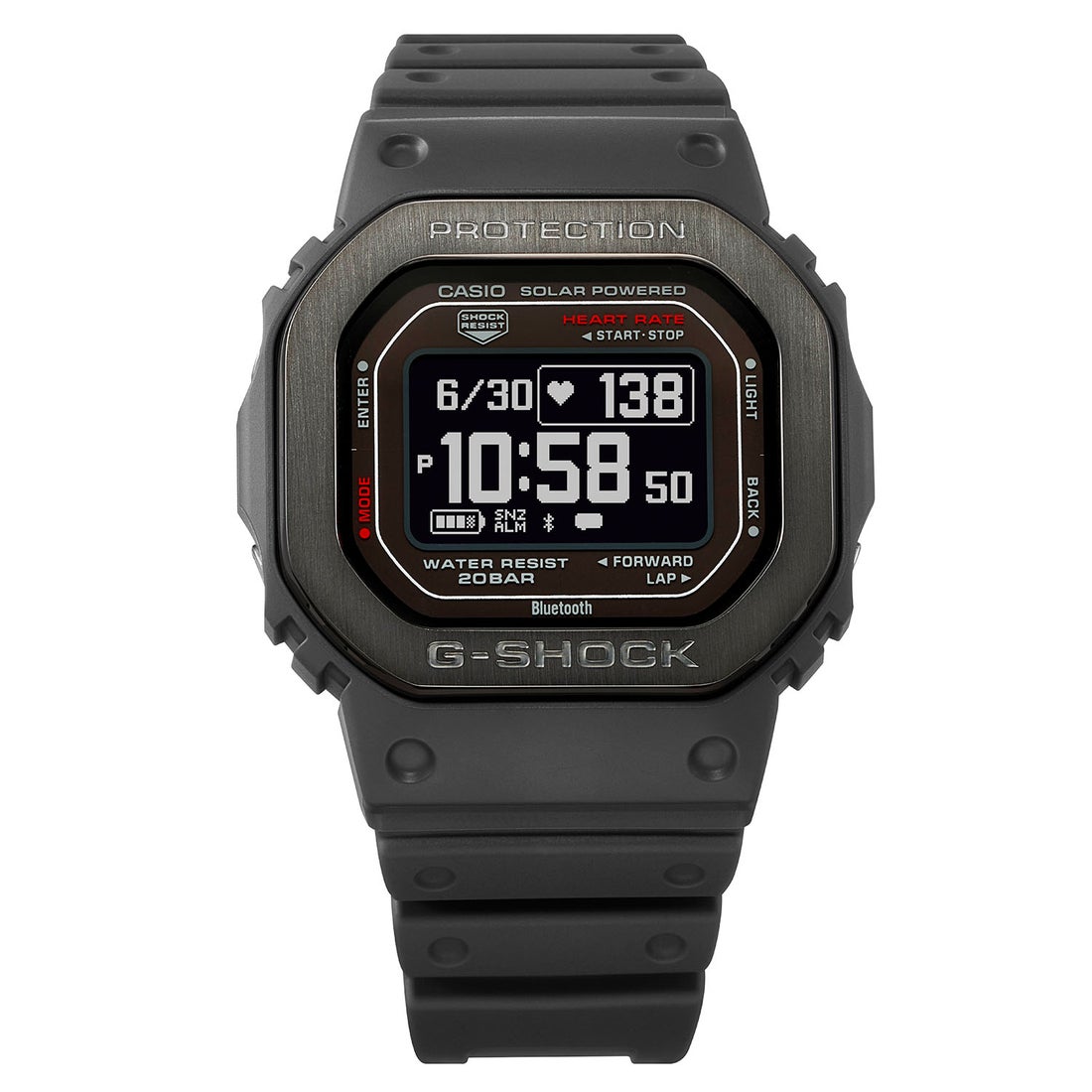 G-SHOCK】G-SQUAD / メタルベゼル / ハートレートモニター /DW-H5600MB