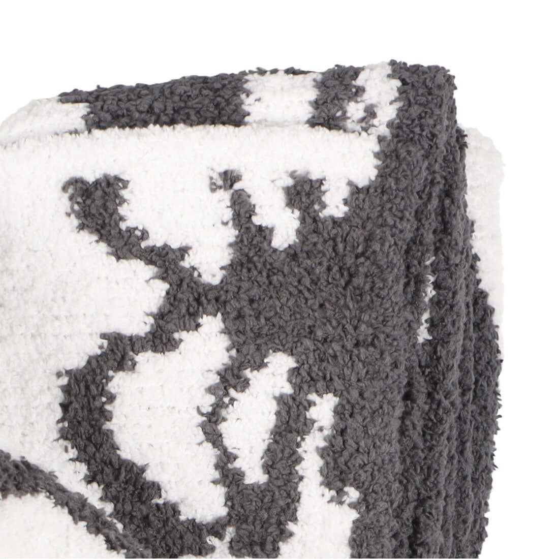 KASHWERE カシウェア KASHWARE ブランケット （SLATE/WHITE） -waja