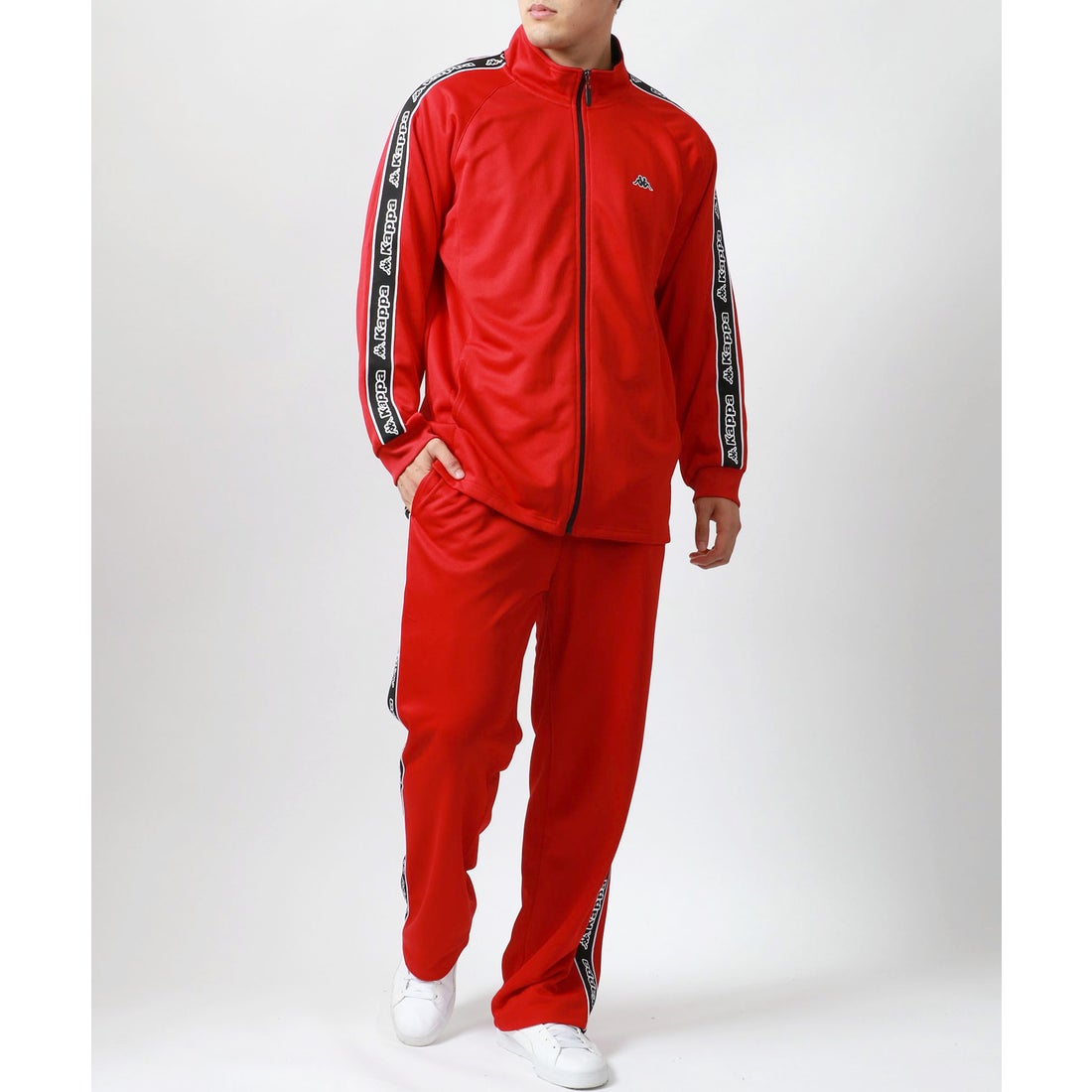 Kappa 大きいサイズ 4L 5L 6L メンズ ジャージ 上下セット /長袖