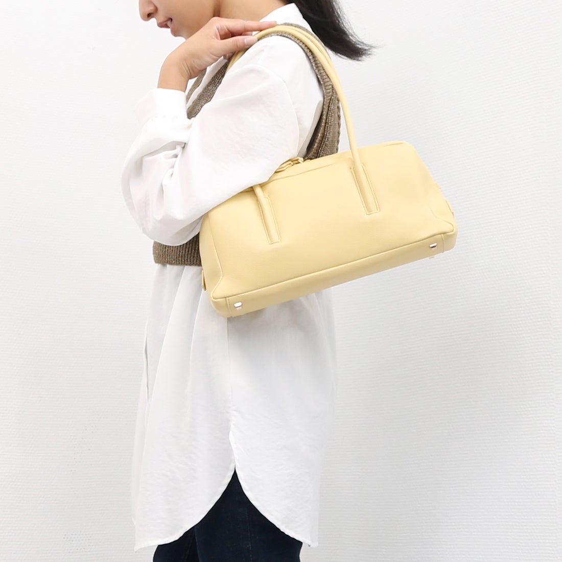 ロングセラー＞カカトゥ kakatoo 横長ボストンバッグ （YE