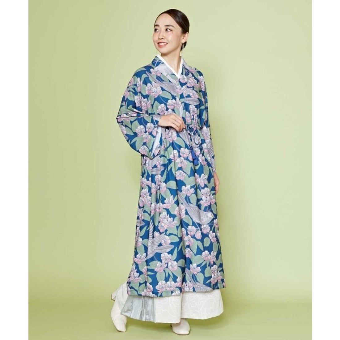 カヤ カヤ さえずりならいワンピース （ネイビー） -ファッション通販