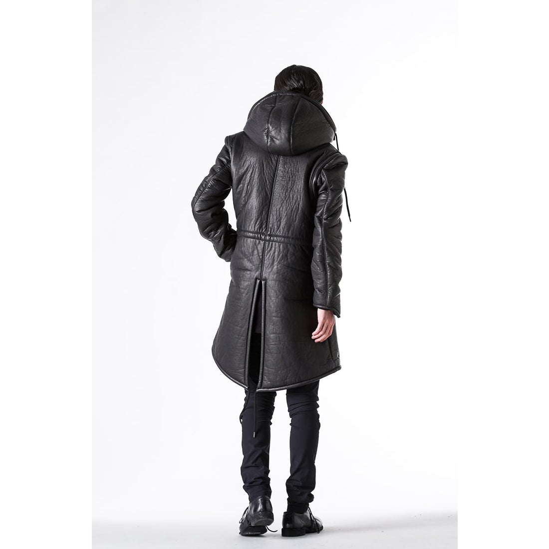 kiryuyrik Deer Bonding Leather Mods Coat （Black） - Osaka / Kyoto