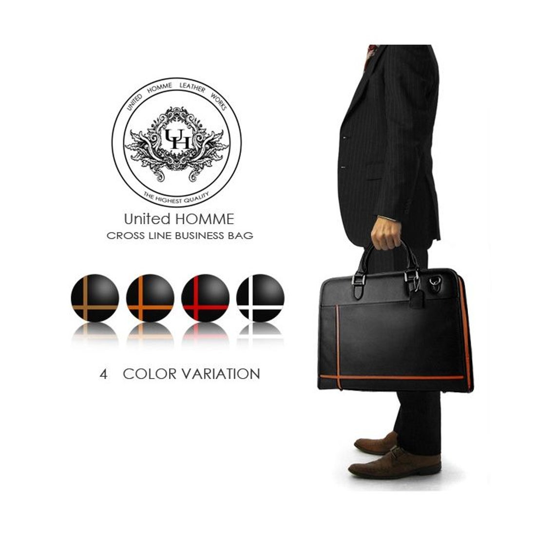 カッズセレクト KAZZU SELECT ビジネスバッグ メンズ クロスライン