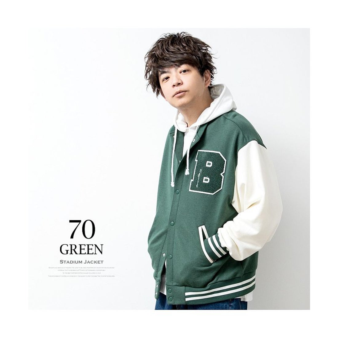 ジェネレス GENELESS スタジャン メンズ ゆったり スタジアム