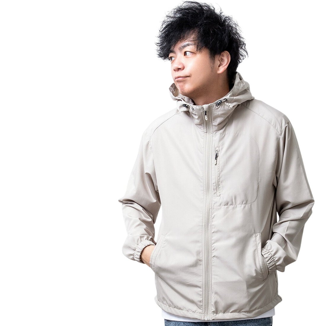 ジェネレス GENELESS ウインドブレーカー フード付き メンズ パーカー