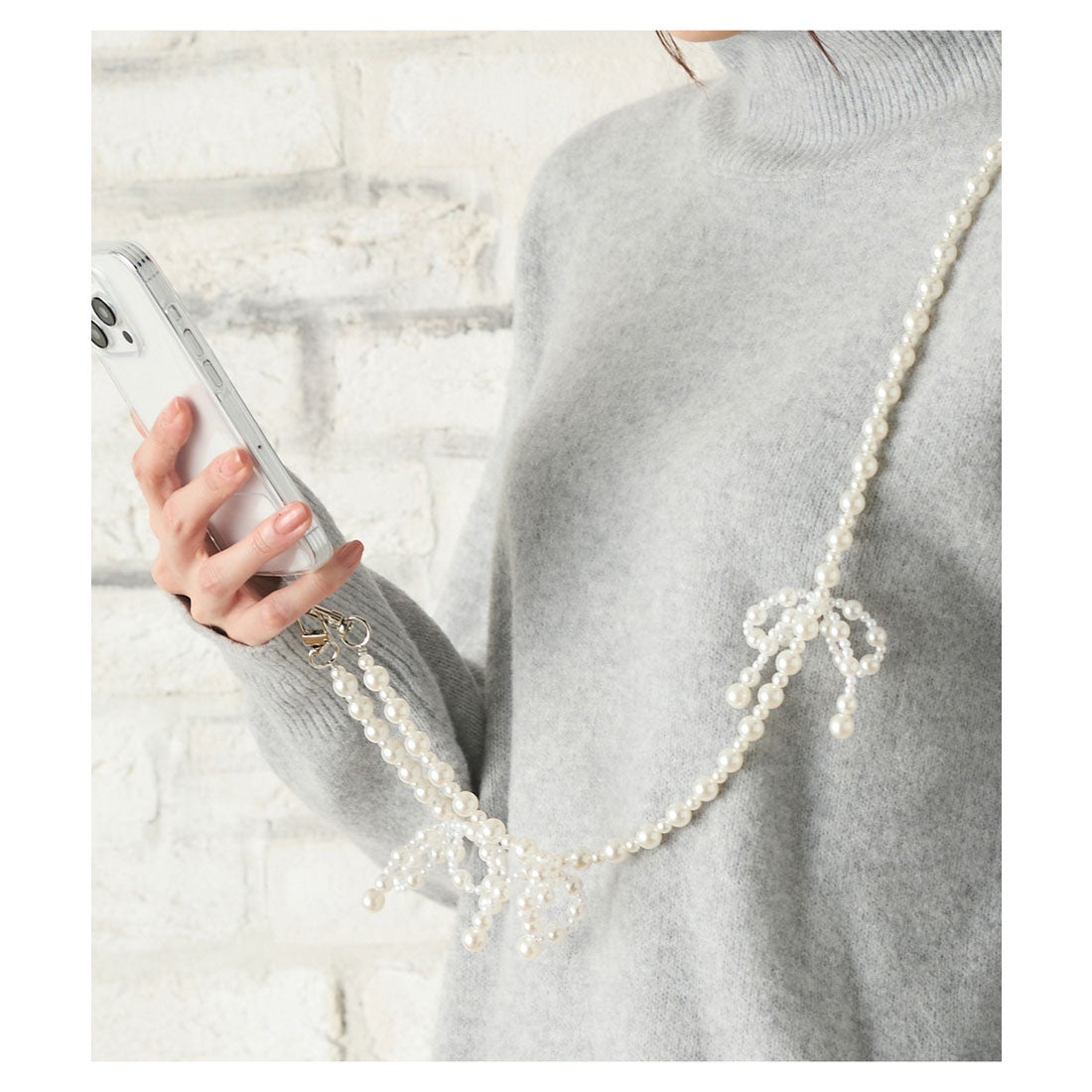 ハニーズ Honeys ビーズリボンストラップ ストラップ スマホストラップ