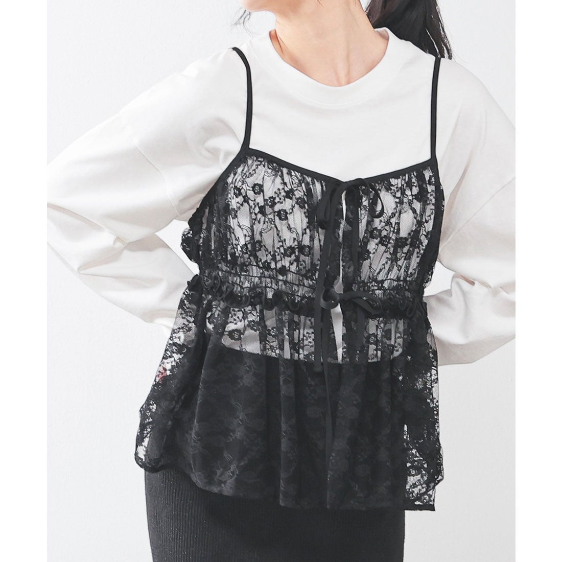 ハニーズ Honeys レースキャミソール トップス キャミソール レース