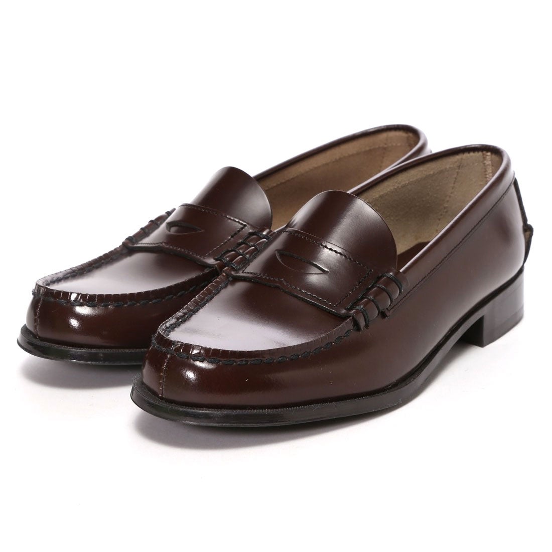 ハルタ HARUTA レディス牛革コインローファー(3E)（ブラウン