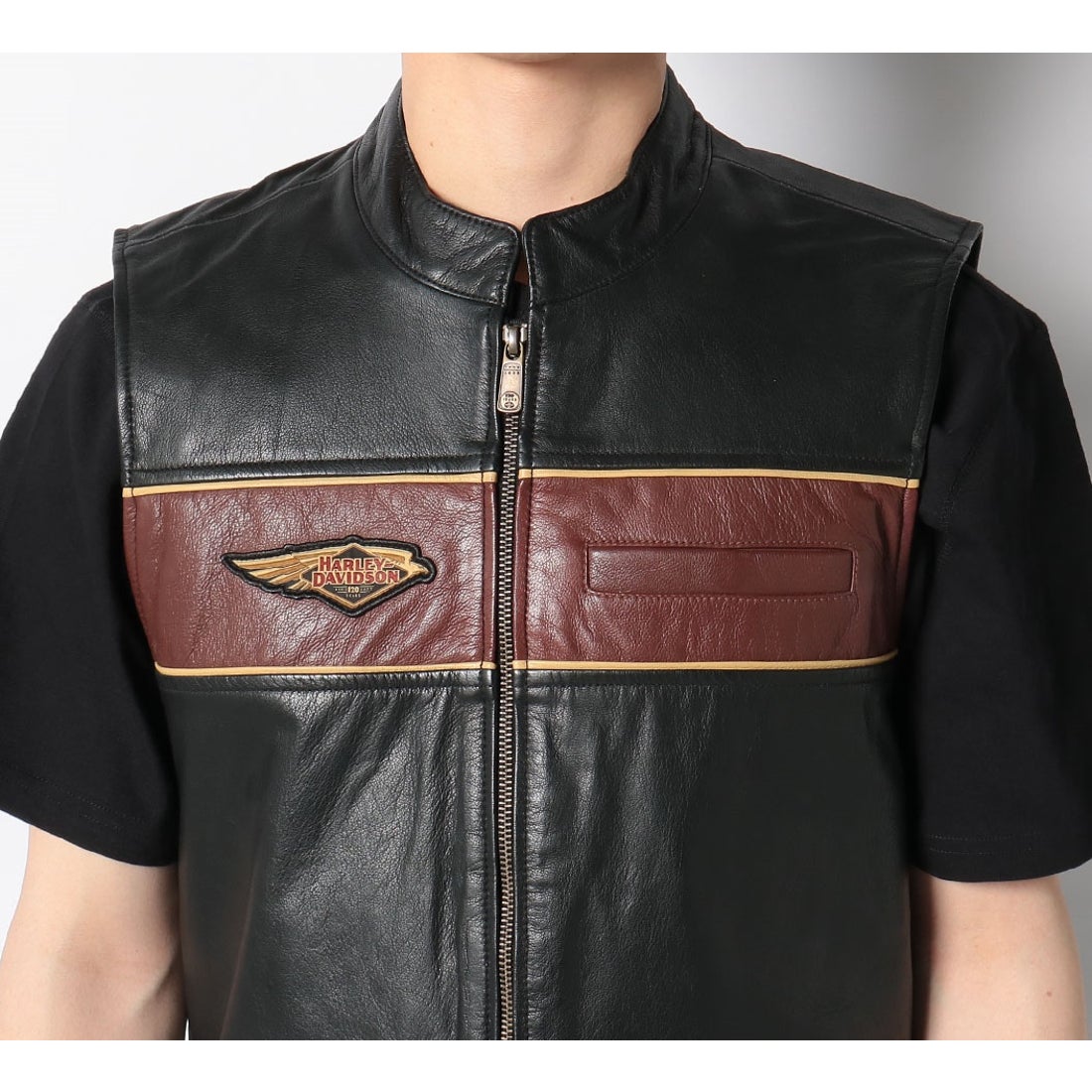 120周年記念レザーベスト -ハーレーダビッドソン公式オンラインショップ
