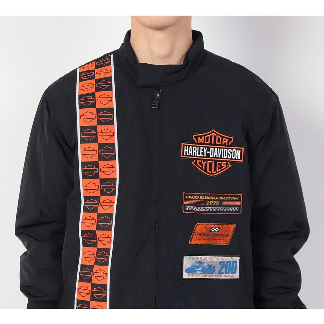 レースストライプコーチジャケット -ハーレーダビッドソン公式