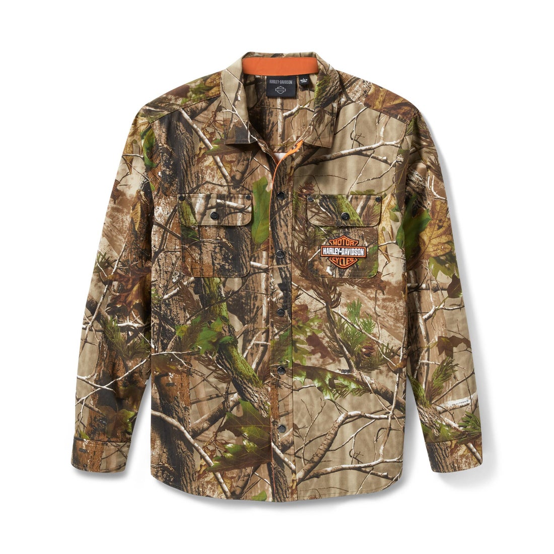 H-D(R)×Realtree(R)APGロングスリーブ シャツ -ハーレーダビッドソン