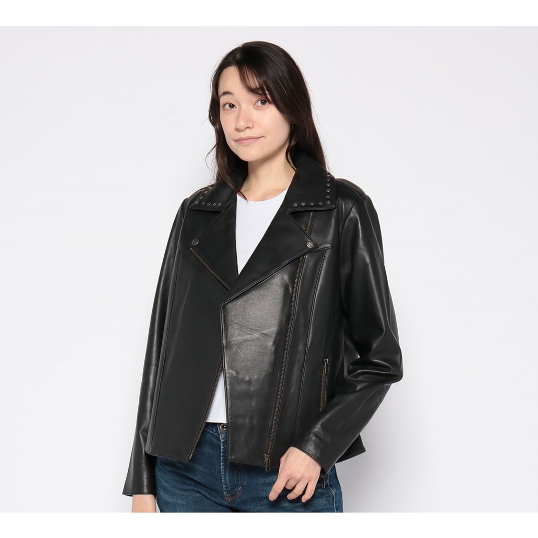 クラシックイーグルスタッズレザージャケット -ハーレーダビッドソン