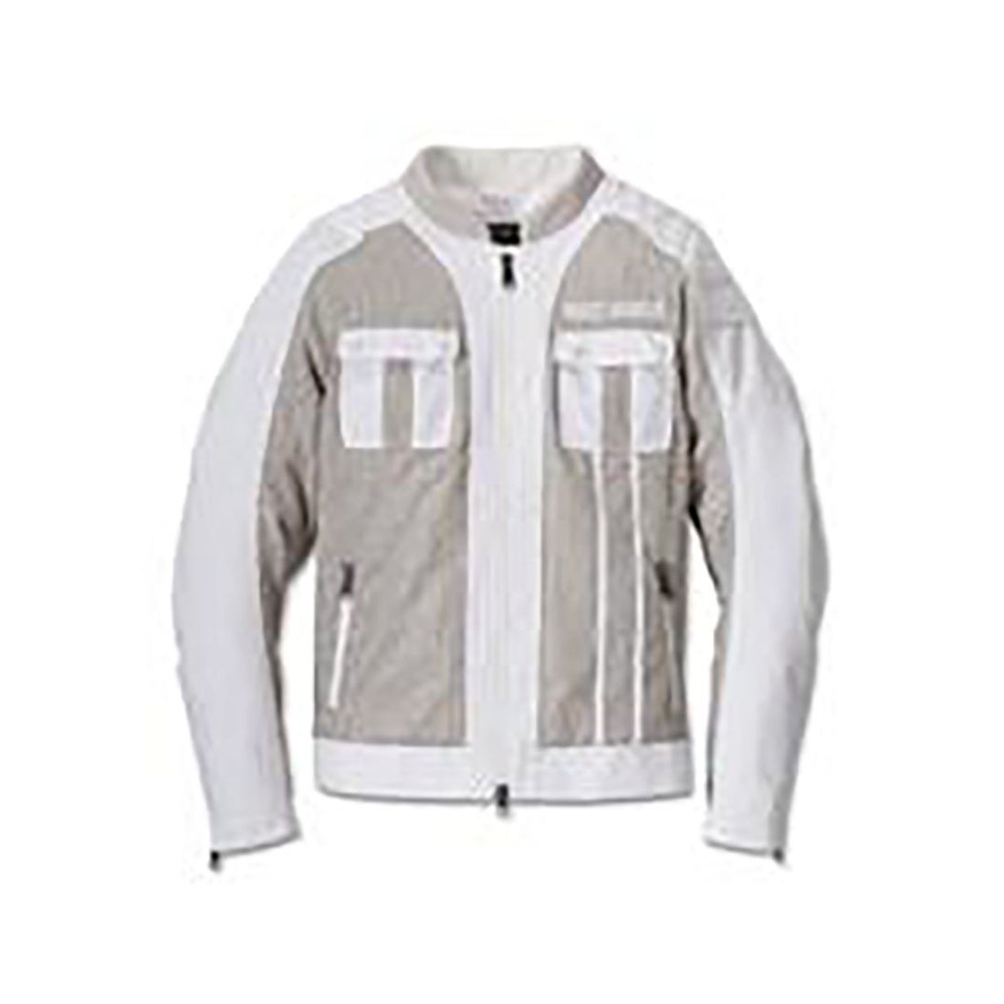 ファスナーで大きく広げることができるライナー付きゼファーメッシュ