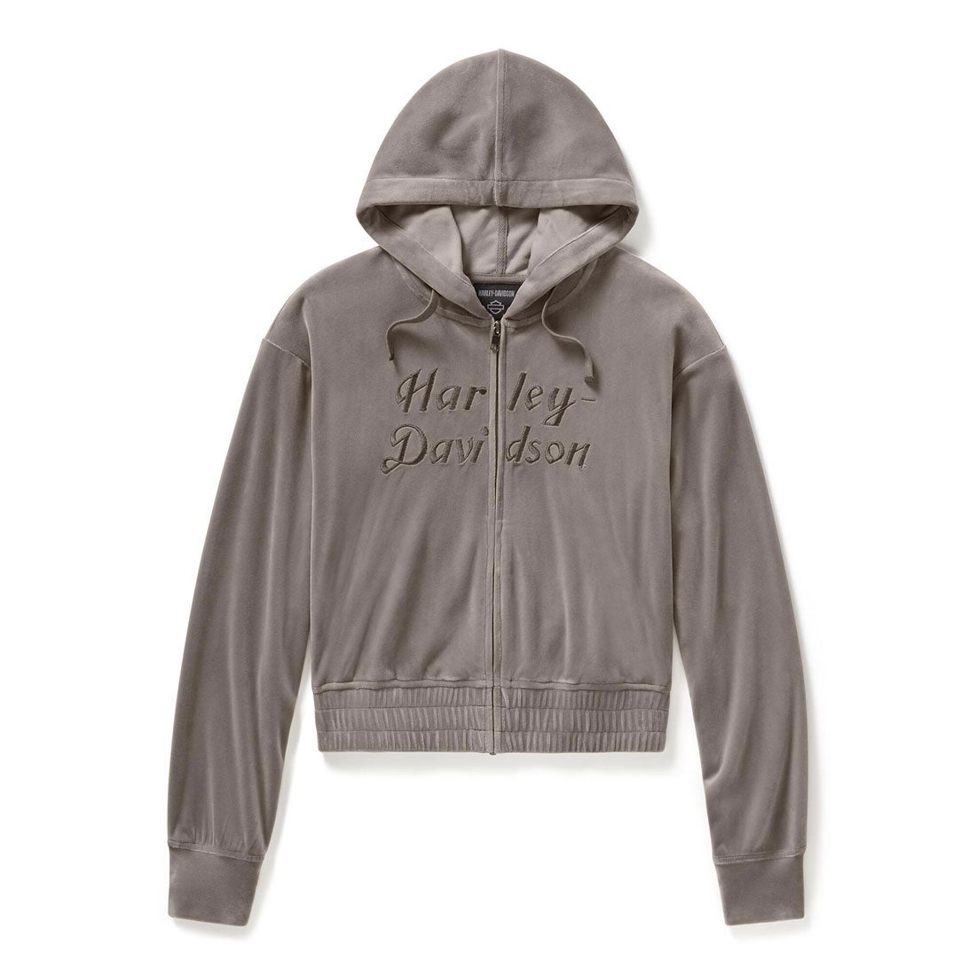 ベロアジップパーカー （シンダー） -ハーレーダビッドソン公式