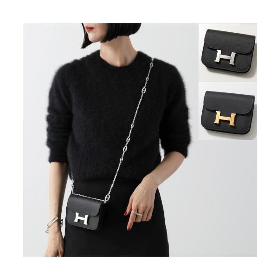 エルメス Hermes HERMES ウォレット コンスタンス スリム Constance