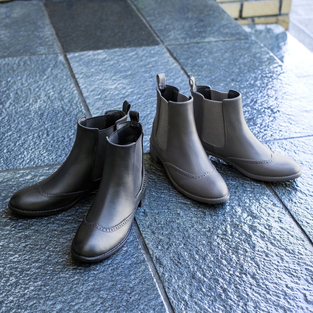 ヒミコ 卑弥呼 【完全防水タイプ】レインブーツ/614402 （クロ） -靴