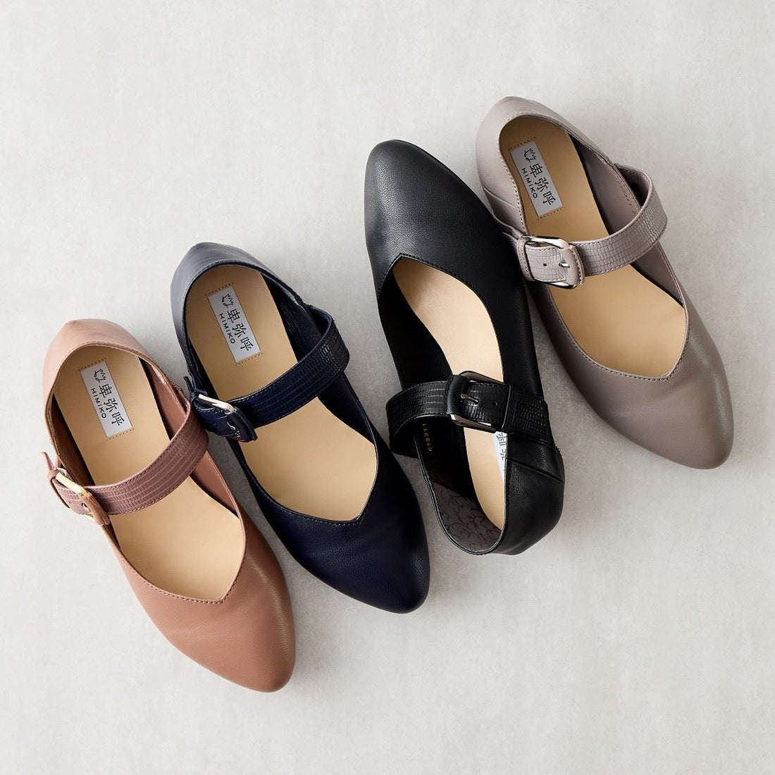 卑弥呼(ヒミコ) 2WAYベルトデザインバブーシュ/パンプス23.5 EE ヒミコ