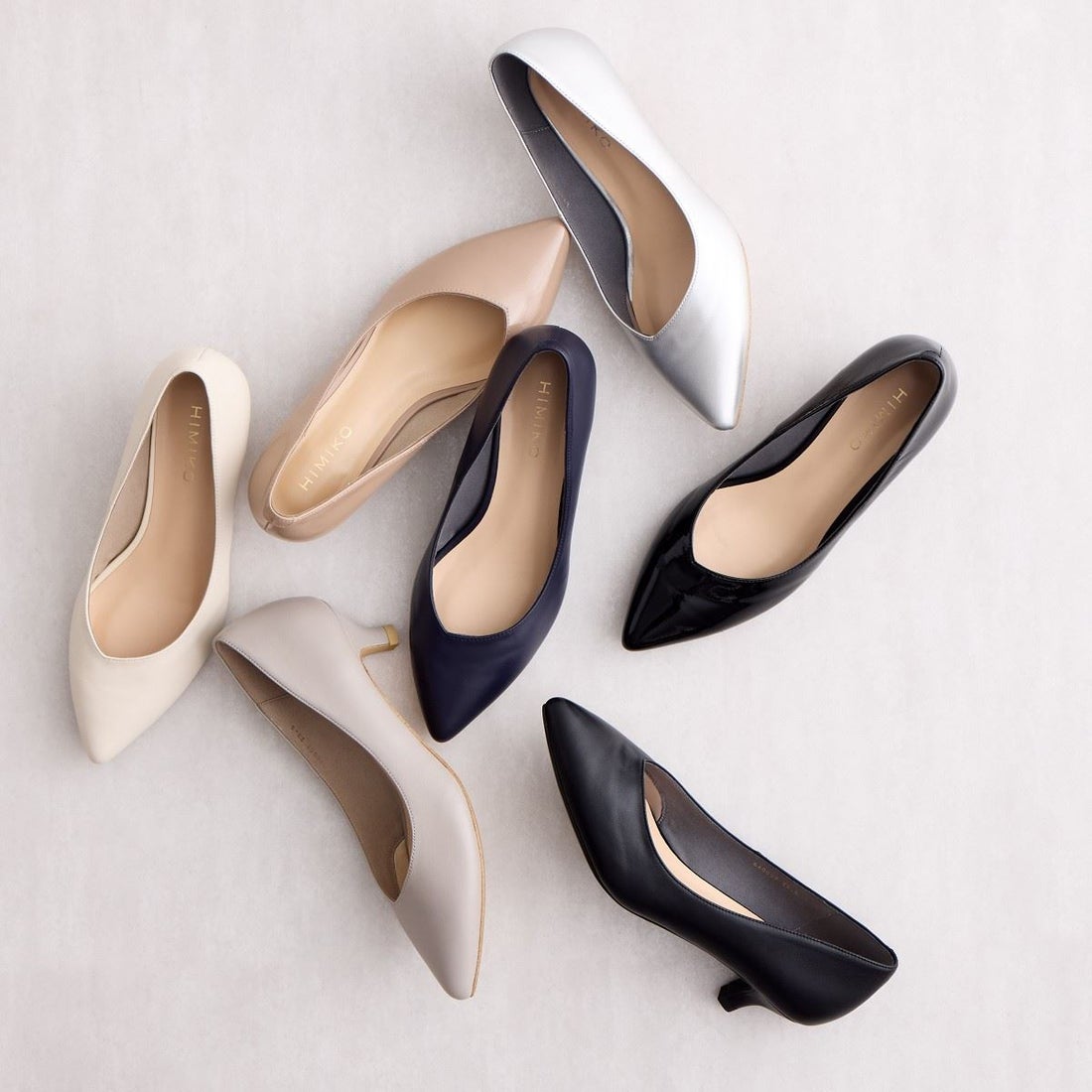 ヒミコ 卑弥呼 【WEB限定デザイン】アシンメトリーポインテッドトゥ