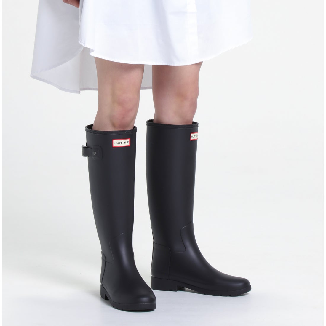 ハンター HUNTER 【レディース】リファインドトールブーツ （BLK