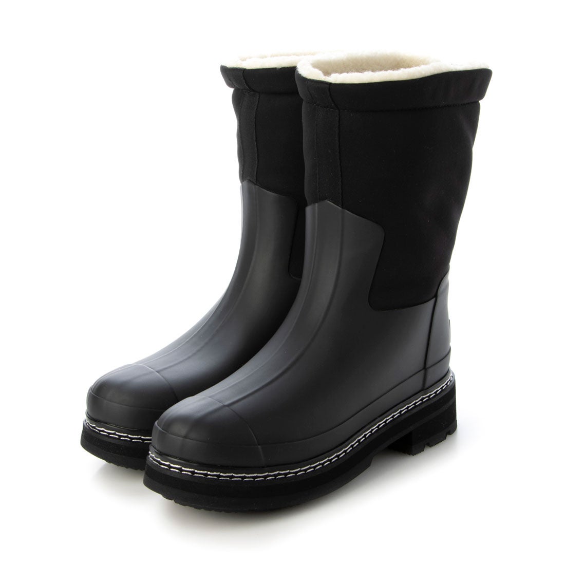 ハンター HUNTER REFINED STITCH SHERPA BOOT （BLACK） -アウトレット