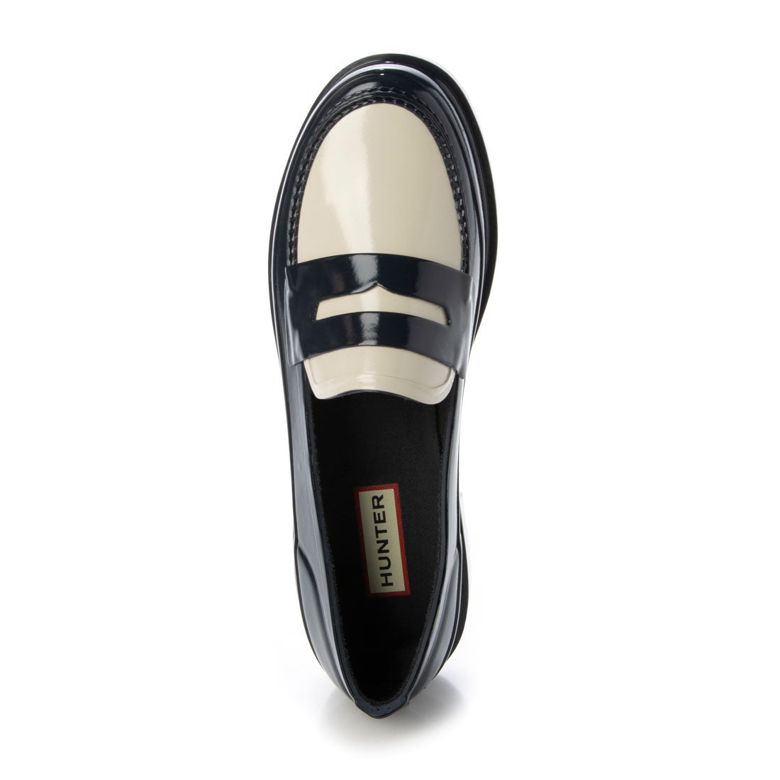 ハンター HUNTER ORIGINAL PENNY LOAFER （NAVY / OFF WHITE