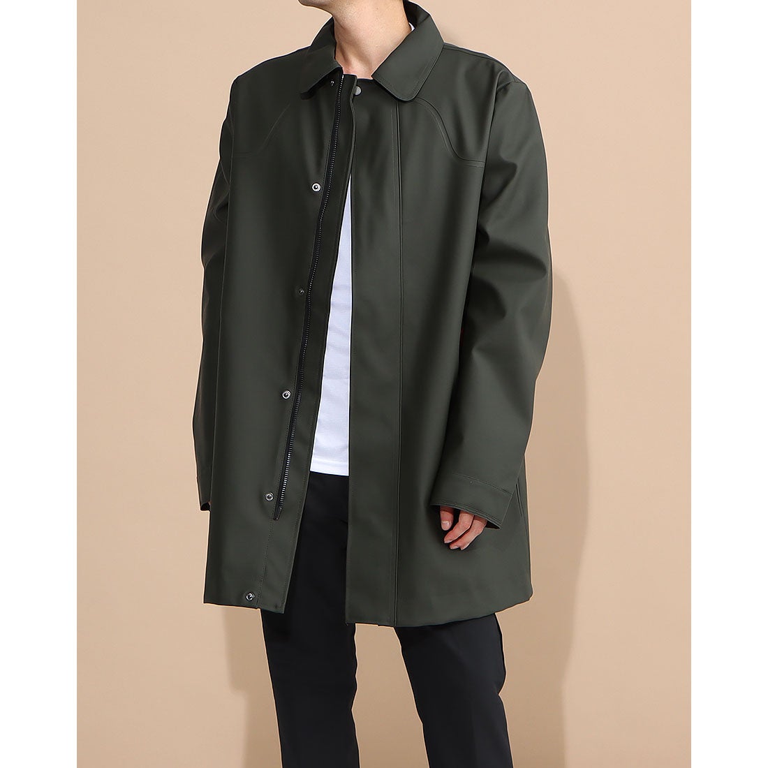 ハンター HUNTER 【メンズ】ラバーレインコート （DOV） -アウトレット