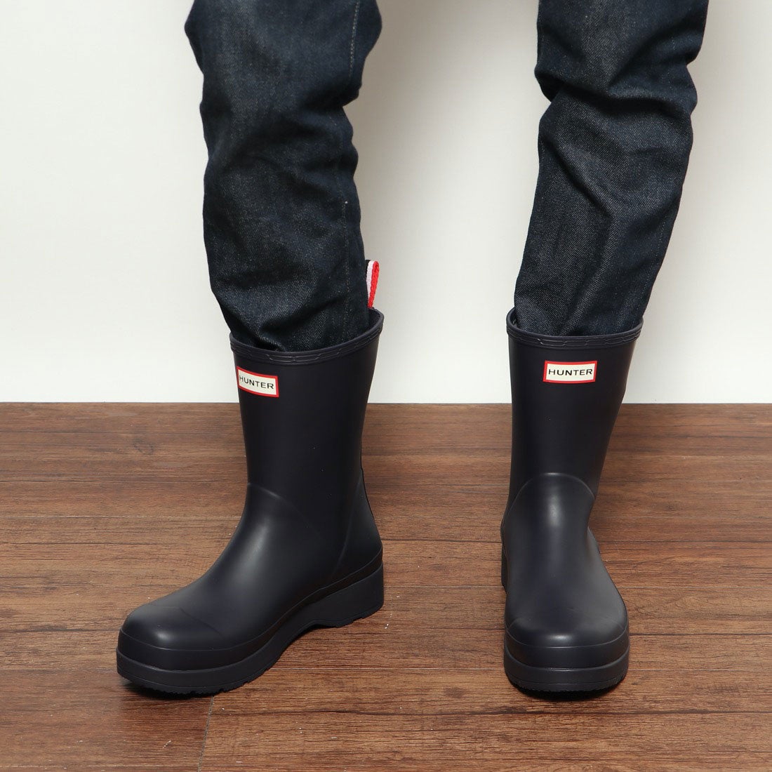 ハンター HUNTER MENS ORIGINAL PLAY BOOT SHORT （BLK） -waja bazar