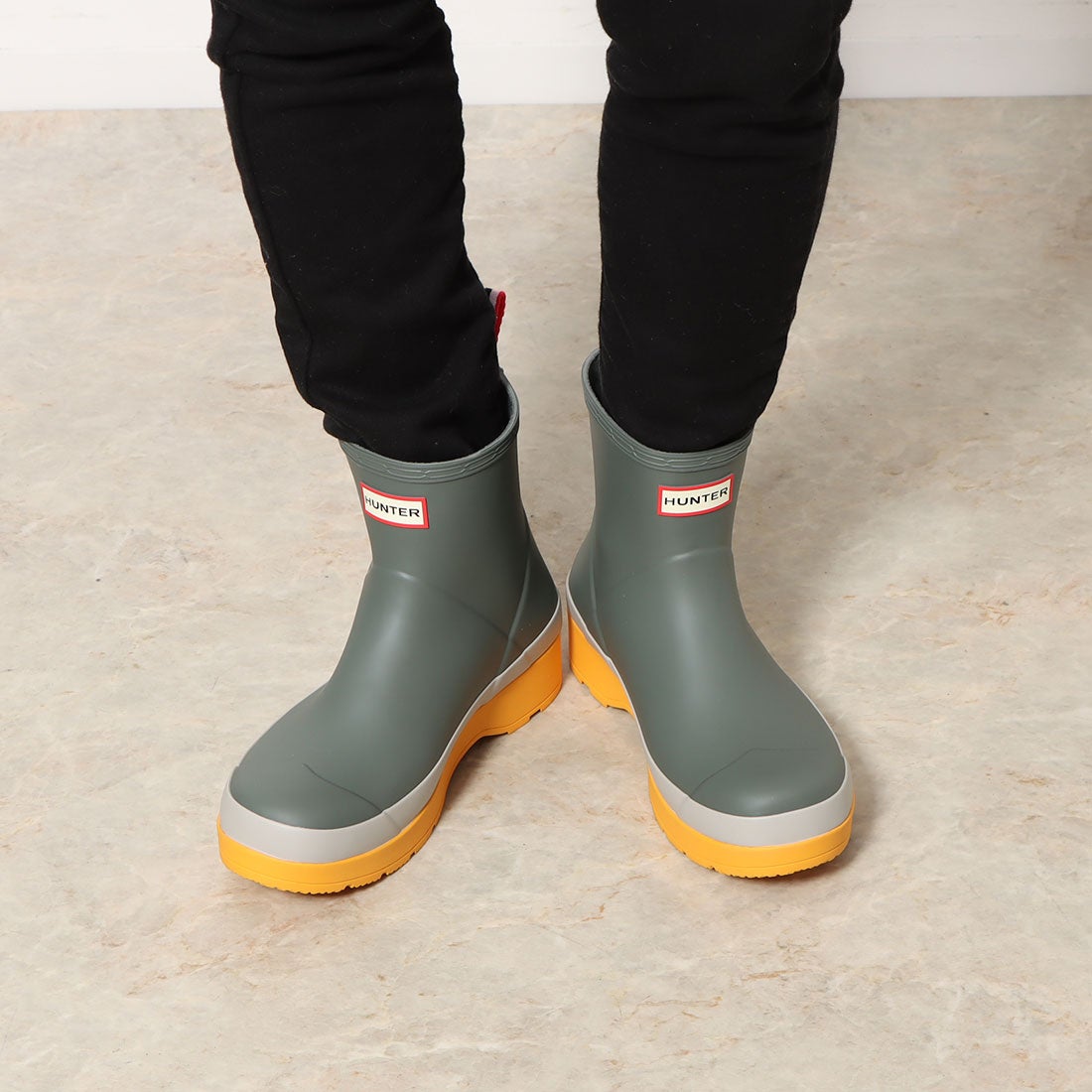 ハンター HUNTER 【メンズ】プレイブーツショート（BLK） -waja bazar