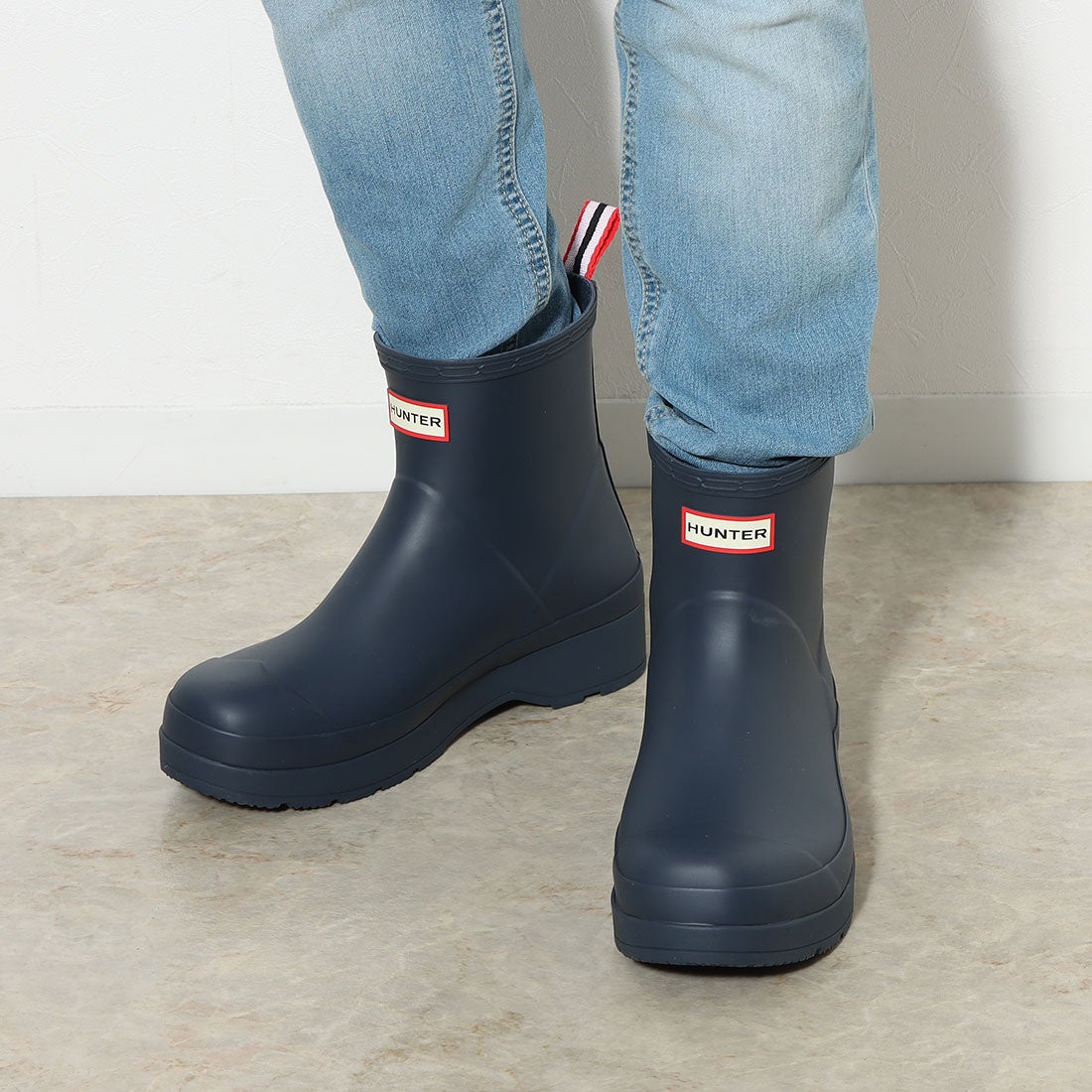 ハンター HUNTER 【メンズ】プレイブーツショート（BLK） -waja bazar