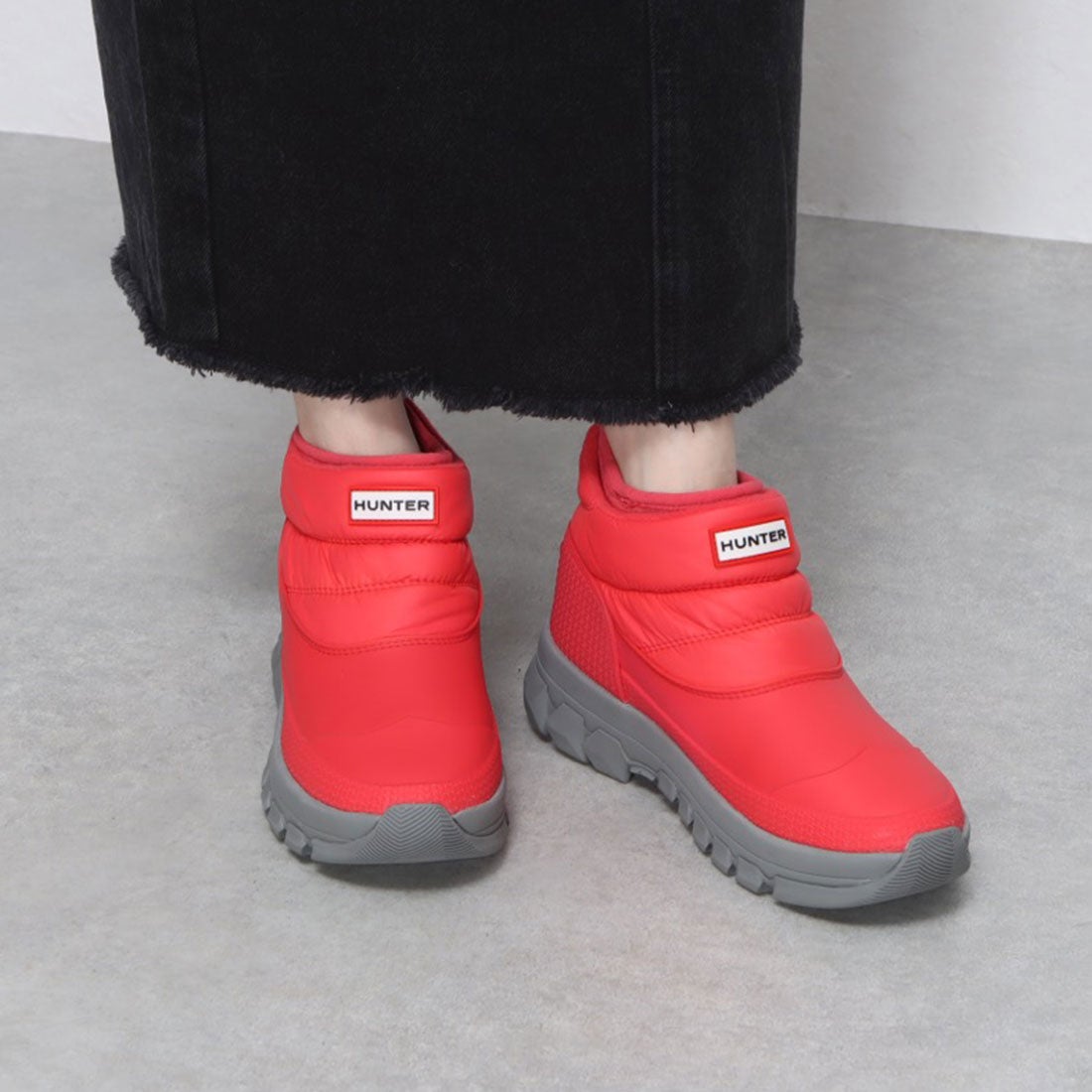 ハンター HUNTER 【レディース】オリジナル スノーアンクルブーツ