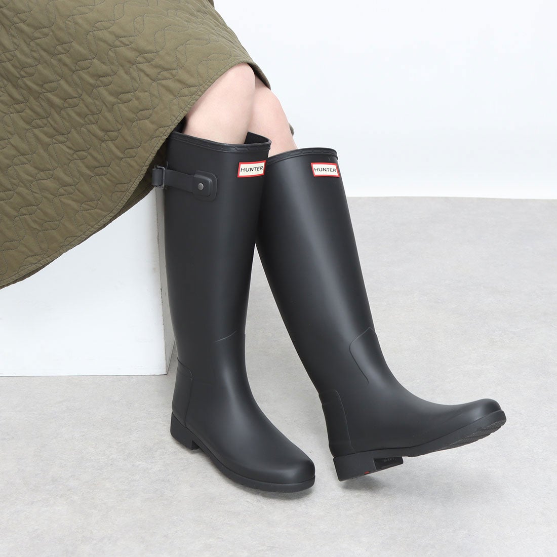 ハンター HUNTER 【レディース】リファインドトールブーツ （BLK