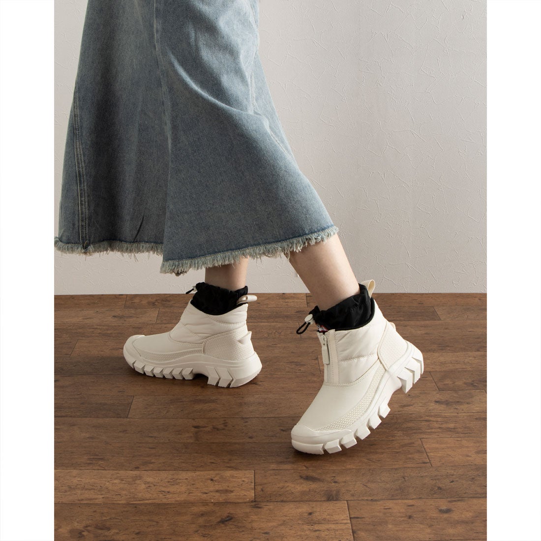 ハンター HUNTER レディース イントレピッド ジップ アンクル スノー