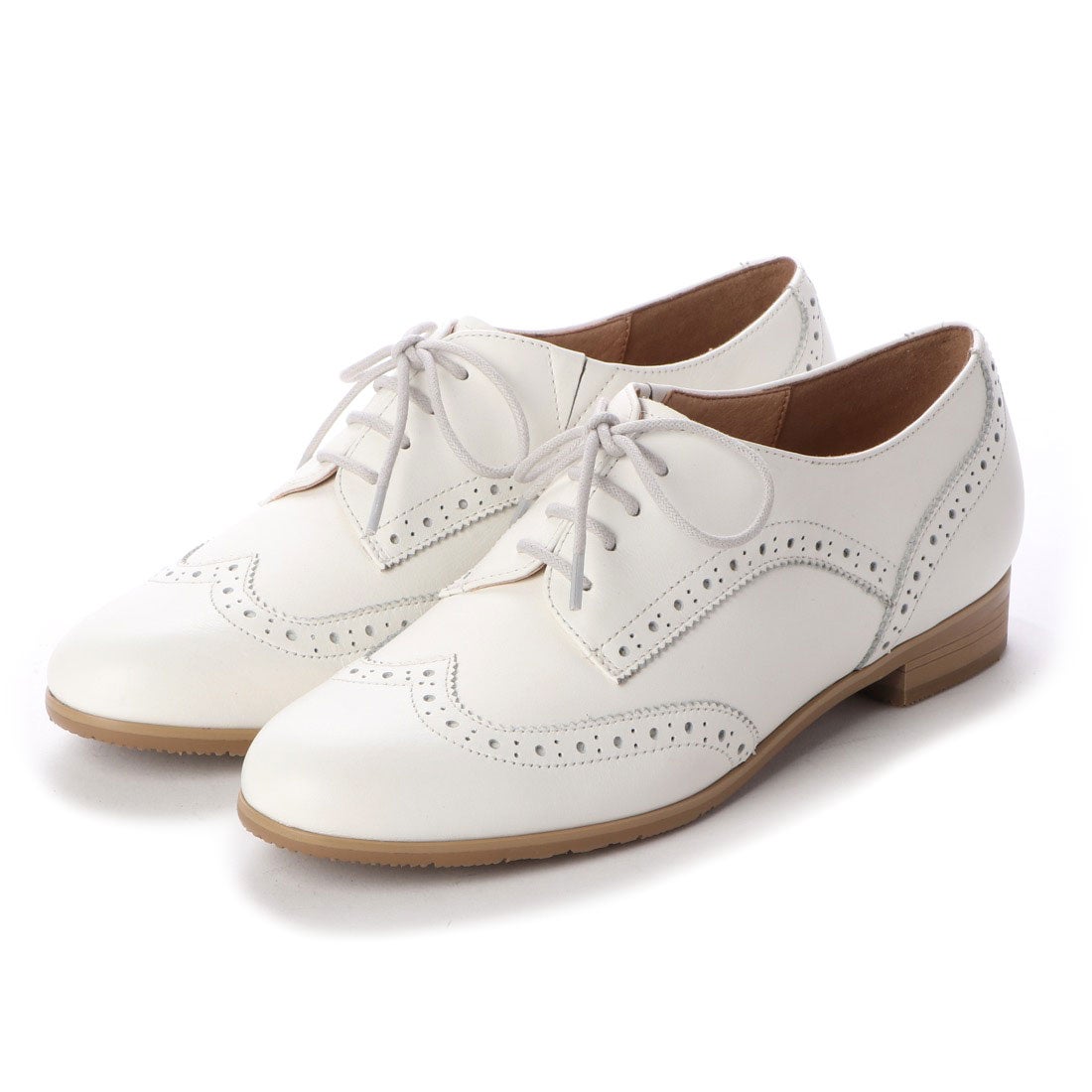 イング ing ウィングチップレースアップシューズ （ホワイト） -Mode