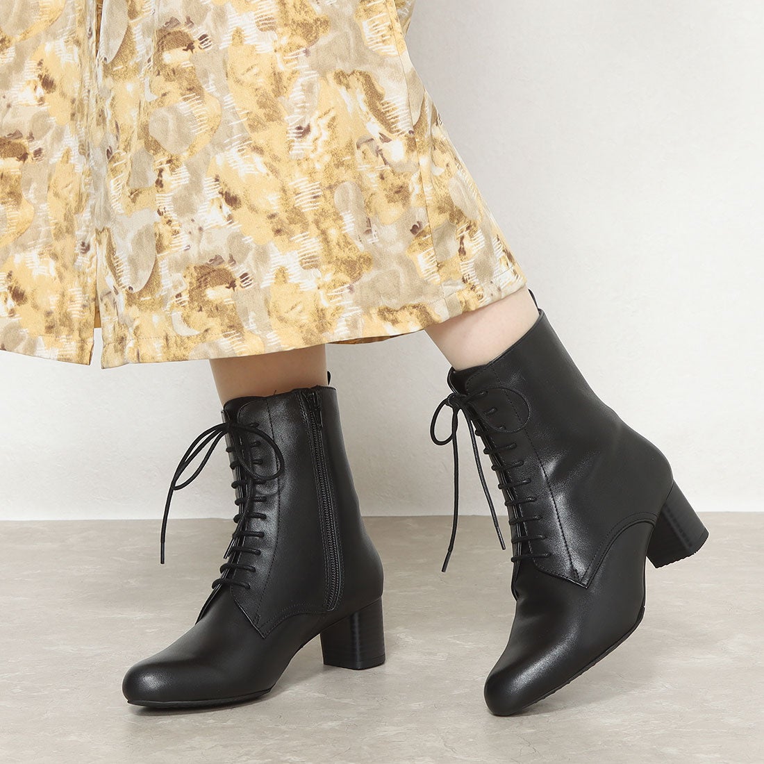 イング ing レースアップブーツ （ブラック） -Mode et Jacomo × ing