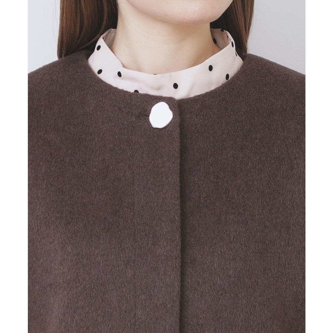 インデックス index ノーカラーショートコート （グレージュ(050