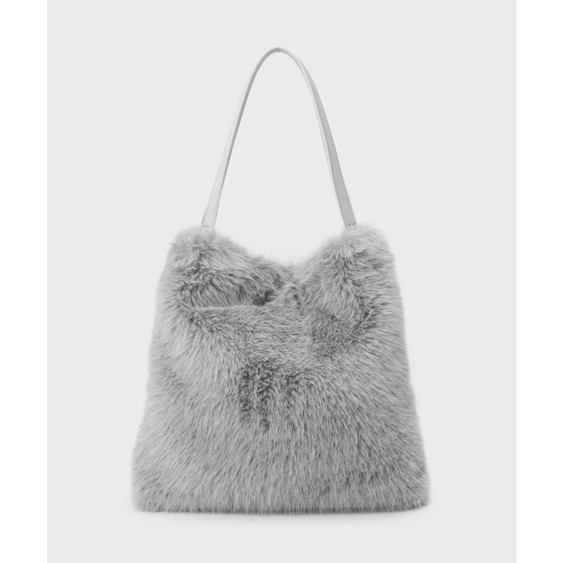 インディヴィ INDIVI 【2WAY】フェイクファートート （グレー(012