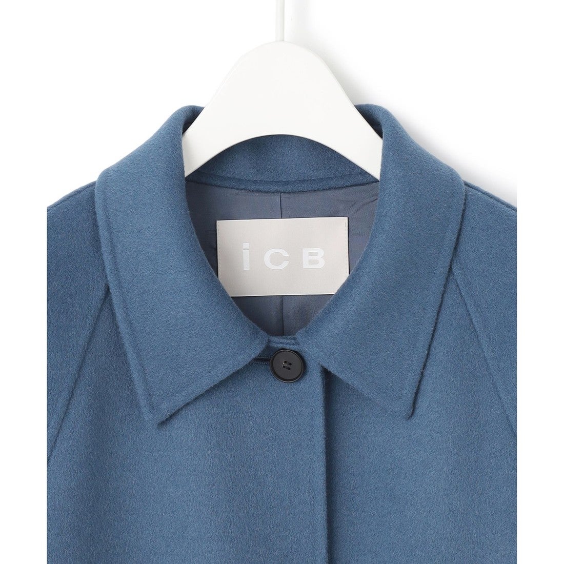 ICB WoolRever ステンカラーコート （ブルーグレー系） -靴