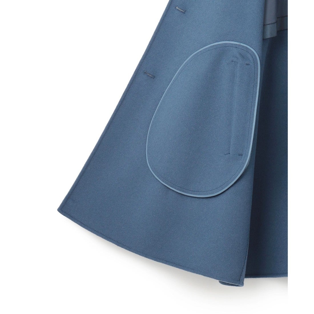 ICB WoolRever ステンカラーコート （ブルーグレー系） -靴