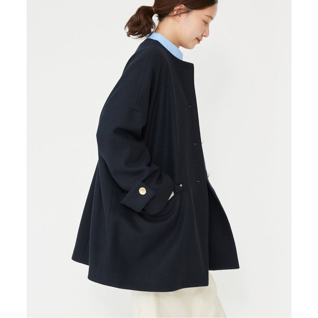 イエナ IENA MACKINTOSH/マッキントッシュ 別注 HUMBIE ノーカラー